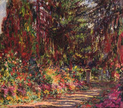 The Garden Path at Giverny, 1902 by Claude Monet